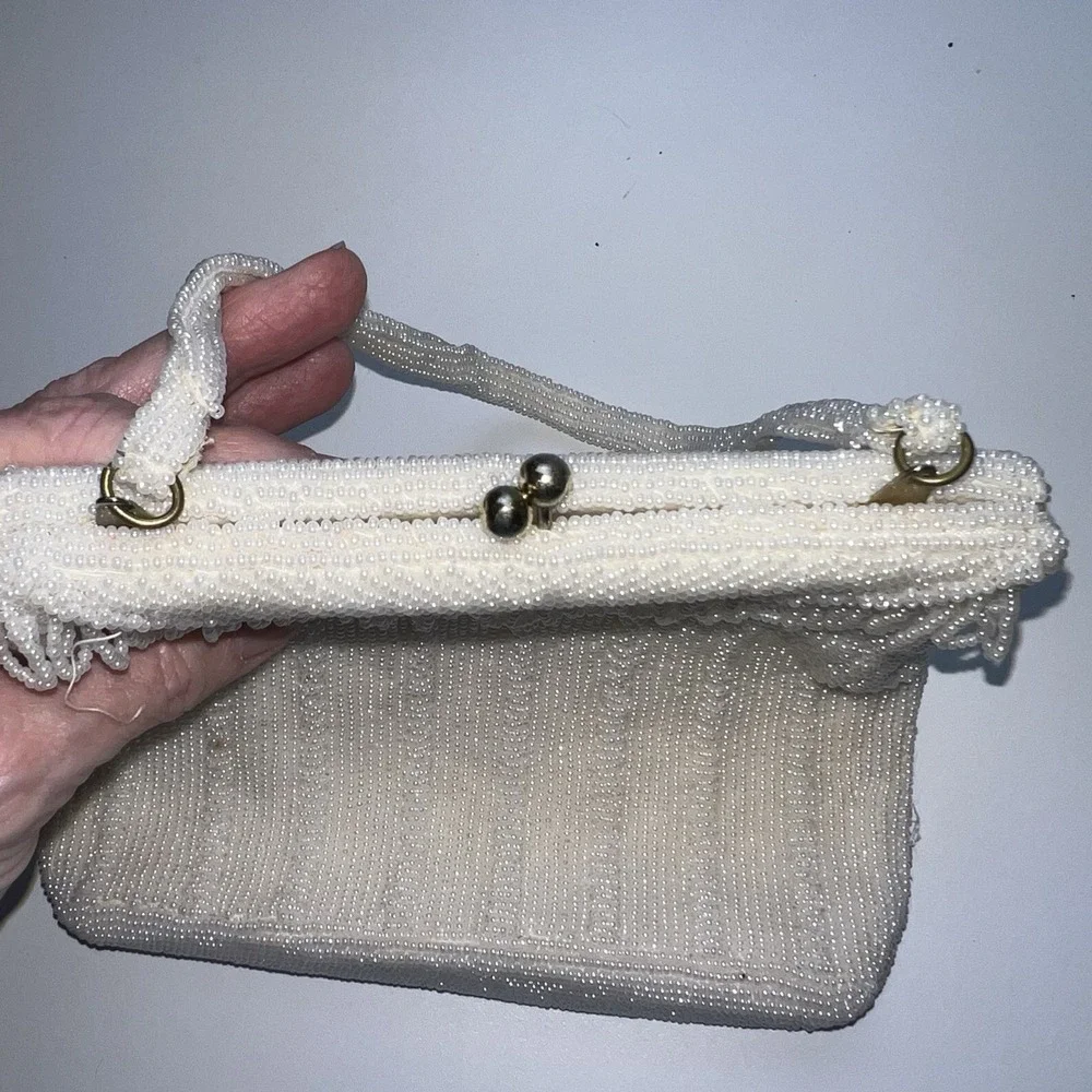 Unbranded White Fringe Beaded 7